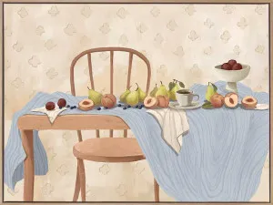 The Quiet Table Canvas Art Print by Urban Road, a Prints for sale on Style Sourcebook