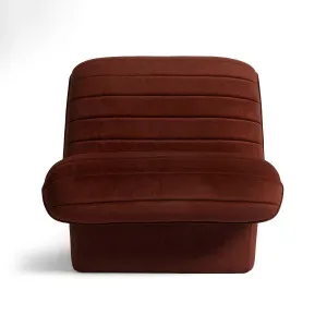 Dwell Armchair, Mohair Rust, by Lounge Lovers by Lounge Lovers, a Chairs for sale on Style Sourcebook