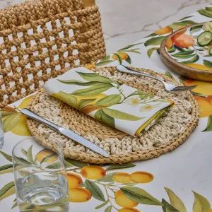 Set/4 Palma Two Tone Natural Placemats 33cm by Madras Link, a Placemats for sale on Style Sourcebook
