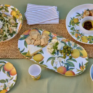 Citrus Grove Melamine Oval Platter 48xw24x2cm by Madras Link, a Platters & Serving Boards for sale on Style Sourcebook