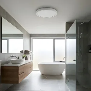 Domus Slenda Large Slimline LED Ceiling Light with 3CCT & Power Selectable White by Domus, a Lighting for sale on Style Sourcebook