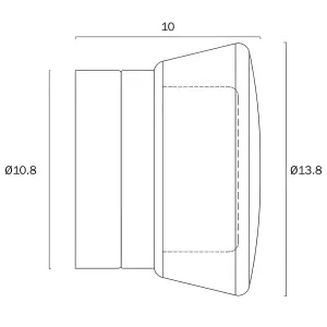 Telbix Lomira Sleek Contemporary LED Wall Light Antique Gold by Telbix, a Wall Lighting for sale on Style Sourcebook