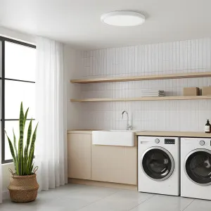 Domus Slenda Medium Slimline LED Ceiling Light with 3CCT & Power Selectable White by Domus, a Lighting for sale on Style Sourcebook