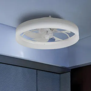 Vencha Tron High Airflow 18? DC Indoor Ceiling Fan with Tunable LED Light and Remote White by Vencha, a Ceiling Fans for sale on Style Sourcebook