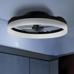 Vencha Tron High Airflow 18? DC Indoor Ceiling Fan with Tunable LED Light and Remote Black by Vencha, a Ceiling Fans for sale on Style Sourcebook