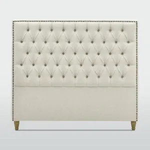 Queenscliff Tufted Bedhead King Beige by OneWorld Collection, a Plants for sale on Style Sourcebook
