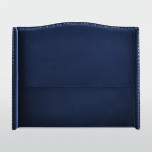 Mornington Bedhead King Blue Velvet by OneWorld Collection, a Plants for sale on Style Sourcebook