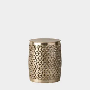 Khalasar Side Table 400x400x480mm by Gallery Home, a Christmas for sale on Style Sourcebook