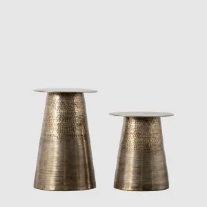 Langley Side Table Set of 2 400x400x450/580mm by Gallery Home, a Christmas for sale on Style Sourcebook