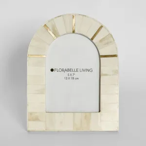Orla Arch Bone Inlay White Photo Frame 5x7 by Florabelle Living, a Christmas for sale on Style Sourcebook