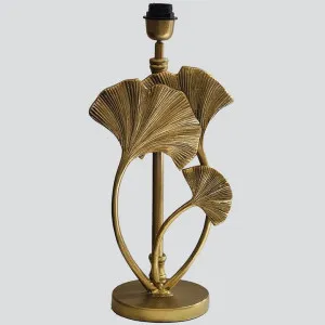 Lotus Leaf Table Lamp Base only Brass by Ruby Star, a Christmas for sale on Style Sourcebook
