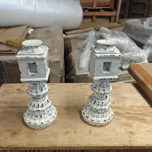 Decorative Wooden Candle Holder B by Florabelle Living, a Christmas for sale on Style Sourcebook