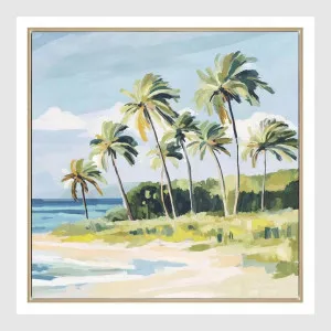 Tropical Drift Wall Art 82.5 x 82.5cm by Florabelle Living, a Christmas for sale on Style Sourcebook