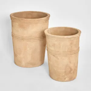 Antigua Planter Set of 2 Light Terracotta by Florabelle Living, a Lighting for sale on Style Sourcebook