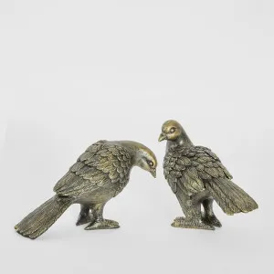 Dove Lovebirds Set of 2 Sculptures Antique by Florabelle Living, a Plants for sale on Style Sourcebook