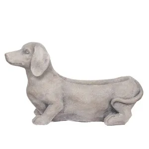 Soss Dashshund Planter by Florabelle Living, a Statues & Ornaments for sale on Style Sourcebook