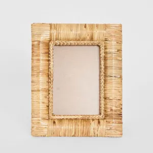 Casa Rattan Square Photo Frame Natural by Florabelle Living, a Lighting for sale on Style Sourcebook