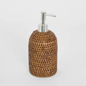 Valley Rattan Soap Dispenser Brown by Florabelle Living, a Plants for sale on Style Sourcebook