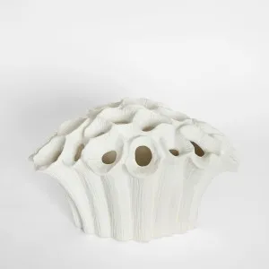 Seaborn Vase White by Florabelle Living, a Plant Holders for sale on Style Sourcebook