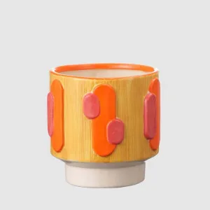 Serra Vase Yellow & Orange by Florabelle Living, a Plant Holders for sale on Style Sourcebook