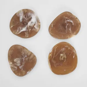 Halo Set of 4 Resin Coasters Latte by MRD Home, a Christmas for sale on Style Sourcebook