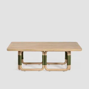 Vita Outdoor Undercover Coffee Table Natural & Green by MRD Home, a Christmas for sale on Style Sourcebook