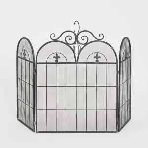 Fleur De Lys Firescreen Black by PERFECT PIECES, a Christmas for sale on Style Sourcebook