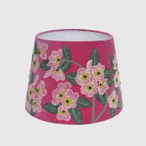 Poppy Velvet Tapered Shade Pink by Ruby Star, a Christmas for sale on Style Sourcebook