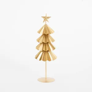 Metal Pleated Tree Small by Vixen & Velvet, a Christmas for sale on Style Sourcebook