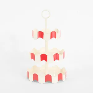 3 Tier Stand Red & White by Vixen & Velvet, a Christmas for sale on Style Sourcebook