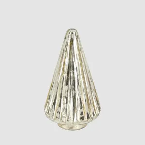 Ridged Glass Cone Tree Gold Small by Vixen & Velvet, a Christmas for sale on Style Sourcebook