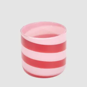 Ciao Bella Red & Pink Glass Candle Holder by Vixen & Velvet, a Christmas for sale on Style Sourcebook