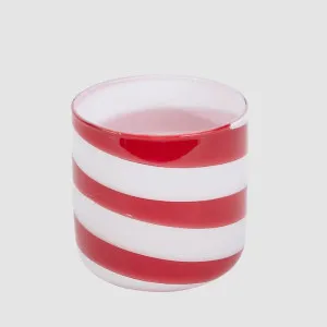 Candy Cone Stripe Glass Tealight Holder by Vixen & Velvet, a Christmas for sale on Style Sourcebook
