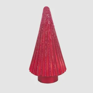 Red Glass & Bead Cone Tree Small by Vixen & Velvet, a Christmas for sale on Style Sourcebook
