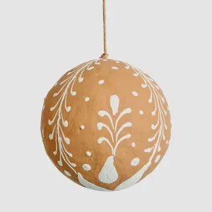 Mache Leafy Gingerbread Bauble by Vixen & Velvet, a Cushions, Decorative Pillows for sale on Style Sourcebook