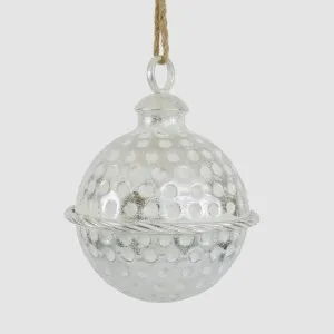 Dimple Hanging Bell Silver 20cm by Vixen & Velvet, a Plants for sale on Style Sourcebook