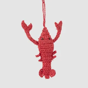Handmade Crochet Lobster Decoration Red by Vixen & Velvet, a Plants for sale on Style Sourcebook