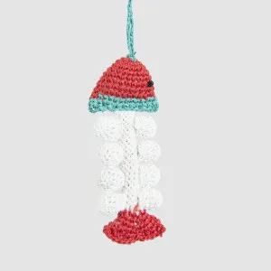 Handmade Crochet Fishbone Decoration Red by Vixen & Velvet, a Plants for sale on Style Sourcebook