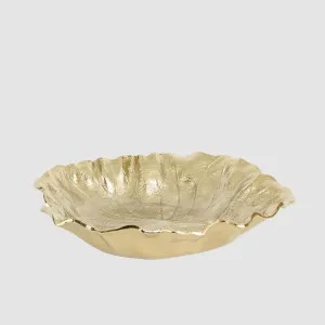 Aluminium Leaf Bowl by Vixen & Velvet, a Christmas for sale on Style Sourcebook