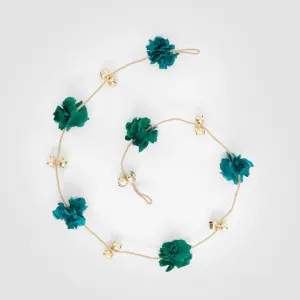 Fez Gold Bell and Flower Garland by Vixen & Velvet, a Christmas for sale on Style Sourcebook