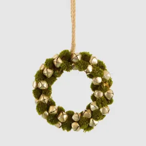 Grenier Pompom Mini Hanging Wreath by Vixen & Velvet, a Christmas for sale on Style Sourcebook