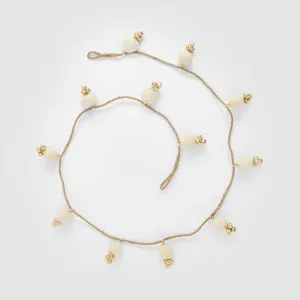 Ivoire Pompom Garland by Vixen & Velvet, a Christmas for sale on Style Sourcebook