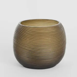 Jana Black Medium Vessel Mouth Blown by Florabelle Living, a Plant Holders for sale on Style Sourcebook