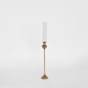 Isodora Golden Candle Stand 66cm by Vixen & Velvet, a Decorative Accessories for sale on Style Sourcebook
