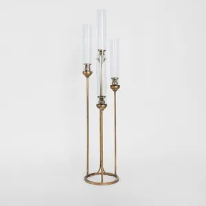 Isabella Golden Candle Stand 90cm by Vixen & Velvet, a Plants for sale on Style Sourcebook