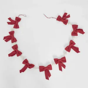 Felt Bow Garland by Vixen & Velvet, a Christmas for sale on Style Sourcebook