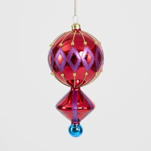 Carnivale Fuchsia Tree Decoration by Vixen & Velvet, a Christmas for sale on Style Sourcebook