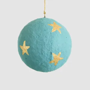 Mache Bauble Celestial Stars Teal Green by Vixen & Velvet, a Lighting for sale on Style Sourcebook