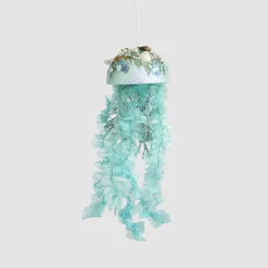 Fancy Jelly Fish Hanging Decoration Teal by Vixen & Velvet, a Lighting for sale on Style Sourcebook