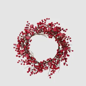 Red Berry Wreath by Vixen & Velvet, a Plants for sale on Style Sourcebook